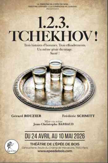 Affiche pour 1.2.3. Tchekhov !
