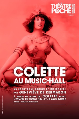 Affiche pour Colette au Music-Hall