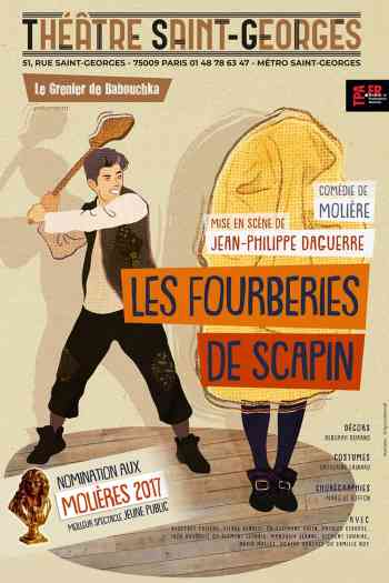 Affiche pour Les fourberies de Scapin