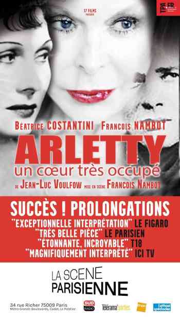 Affiche pour Arletty un coeur tr&egrave;s occup&eacute;