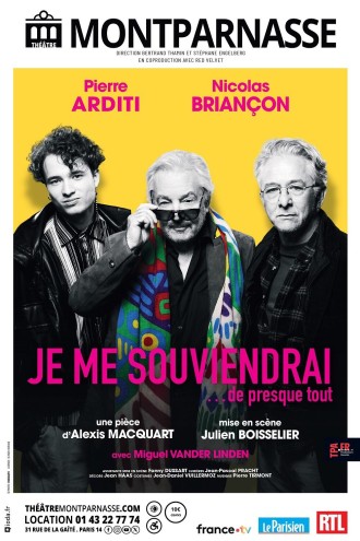Affiche pour Je me souviendrai de presque tout