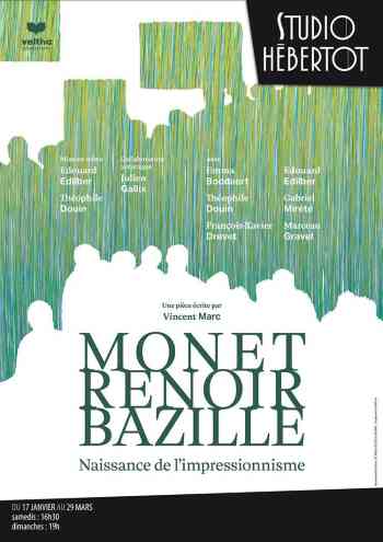 Affiche pour Monet, Renoir et Bazille