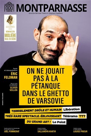 Affiche pour On ne jouait pas à la pétanque dans le ghetto de Varsovie