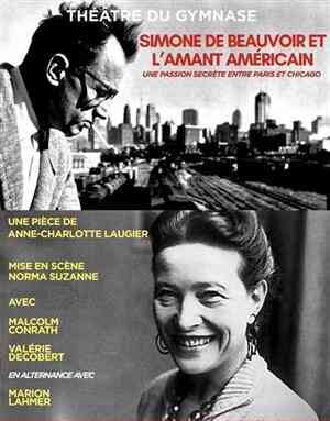 Affiche pour Simone de Beauvoir et l'amant am&eacute;ricain